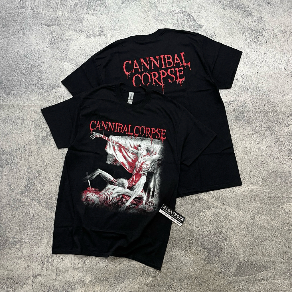 T-SHIRT / KAOS BAND OFFICIAL CANNIBAL CORPSE - TOMB OF THE MUTILATED