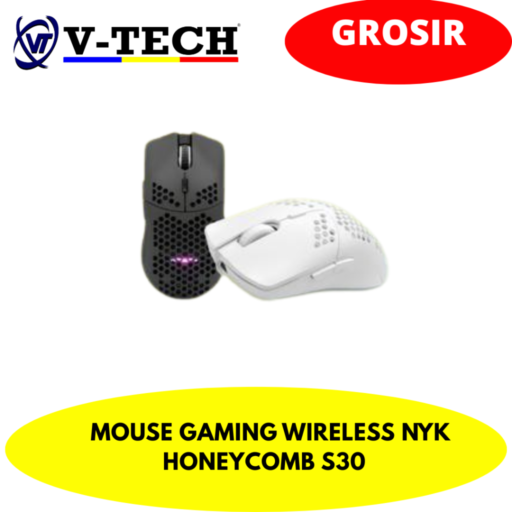 MOUSE GAMING WIRELESS NYK HONEYCOMB S30