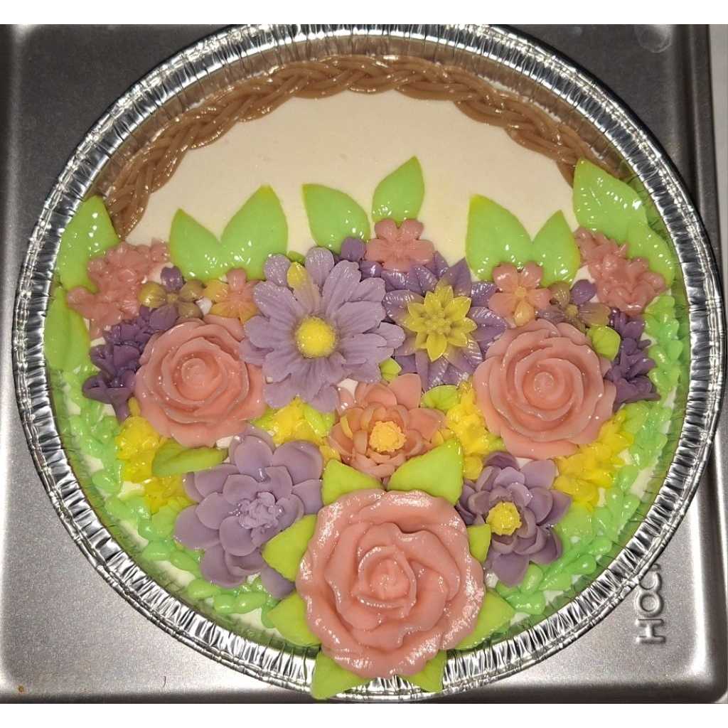 

Puding bunga 3D 20x20