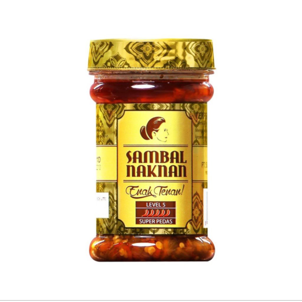 

Sambal NAKNAN Level 5 Extra Pedas Sambal Bawang 140 gram