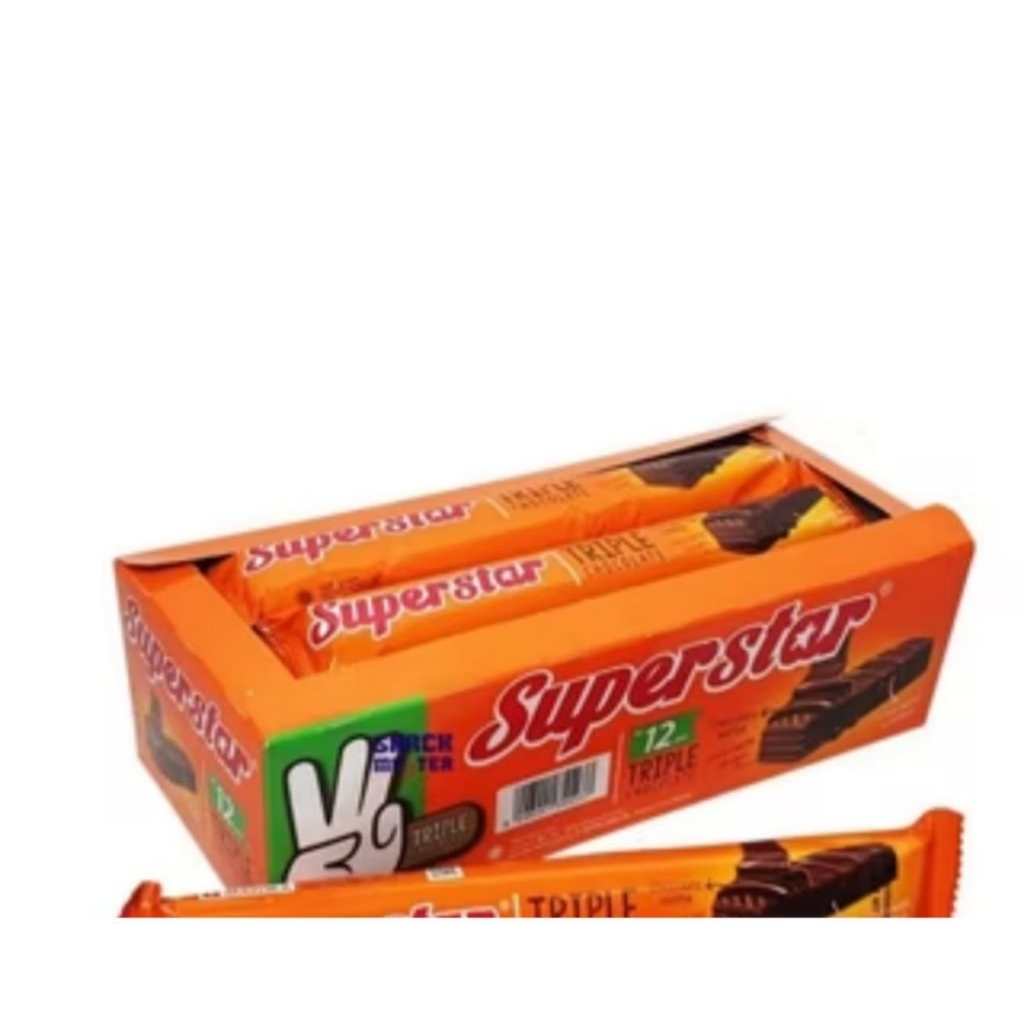 

Superstar coklat wafer 1 box isi 20 pcs