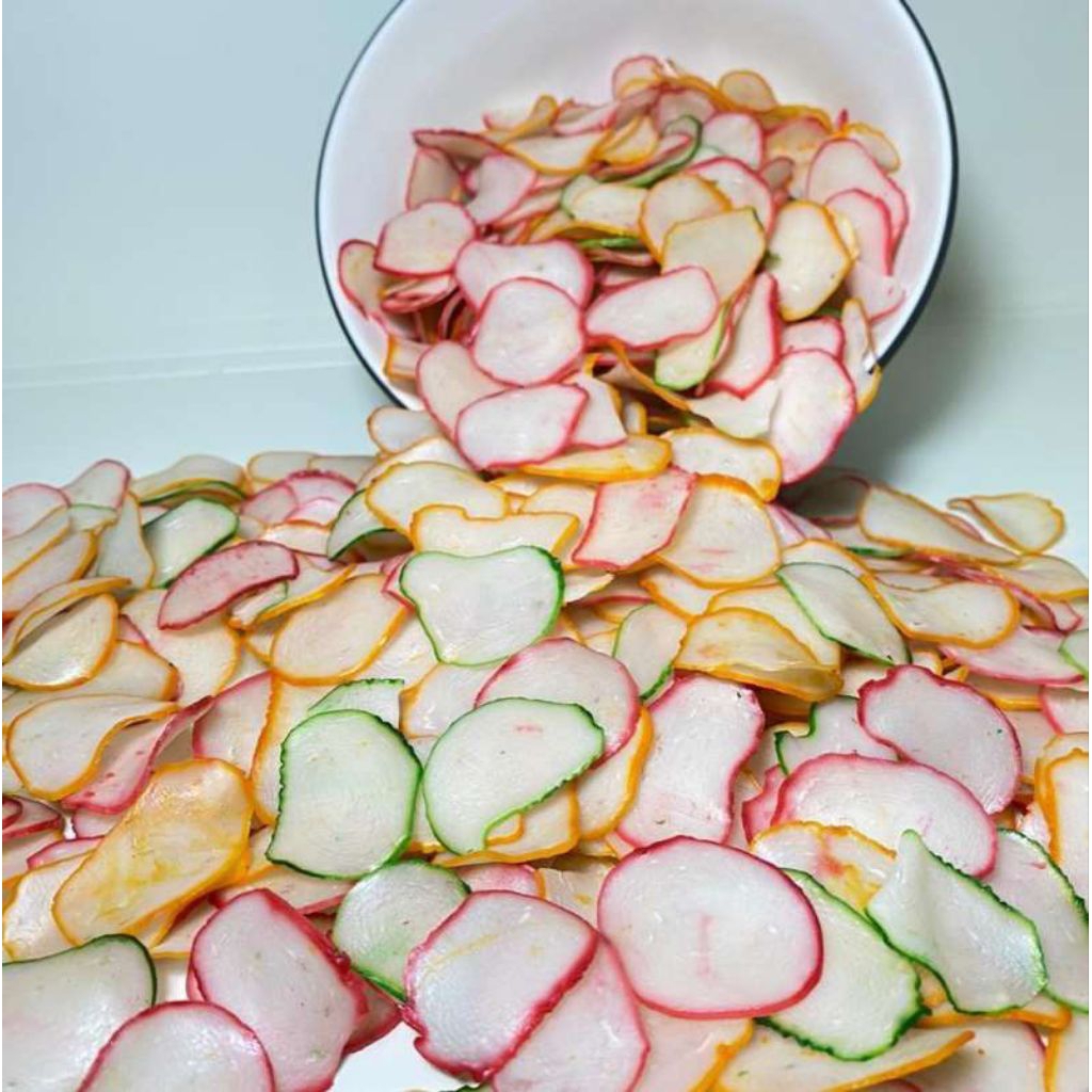 

(PROMO) 1kg Krupuk Bawang Mentah Renyah Dan Gurih Murah meriah