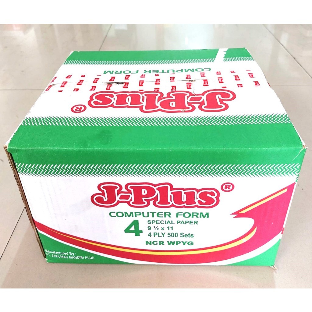 

CONTINUOUS FORM 9,5X11 J-PLUS 4 PLY FULL / PRS