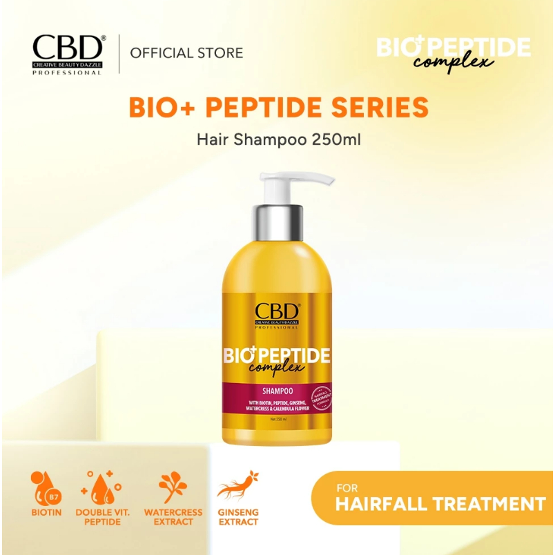 CBD Bio+Peptide Complex 250ml - Shampoo / Conditioner Rambut Rontok