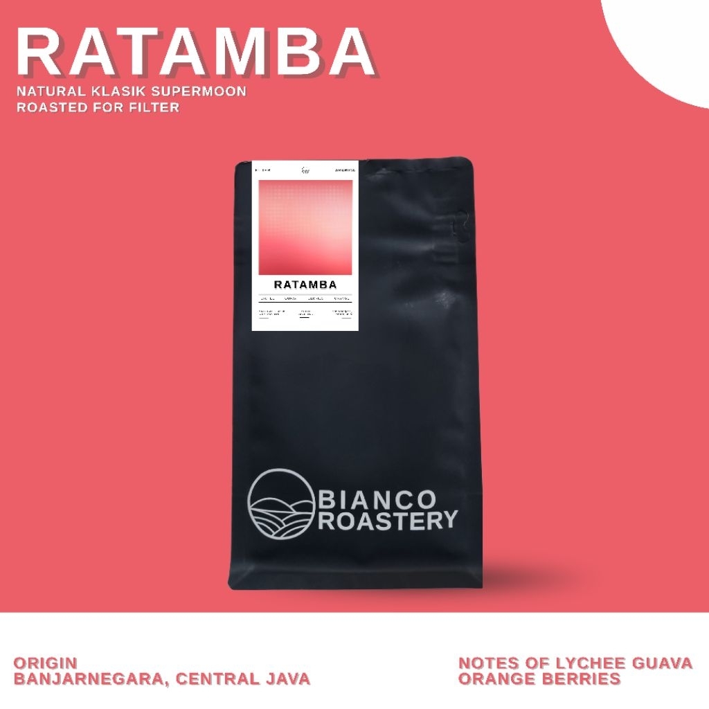 

Kopi Arabika Ratamba Natural, Roasted for Filter