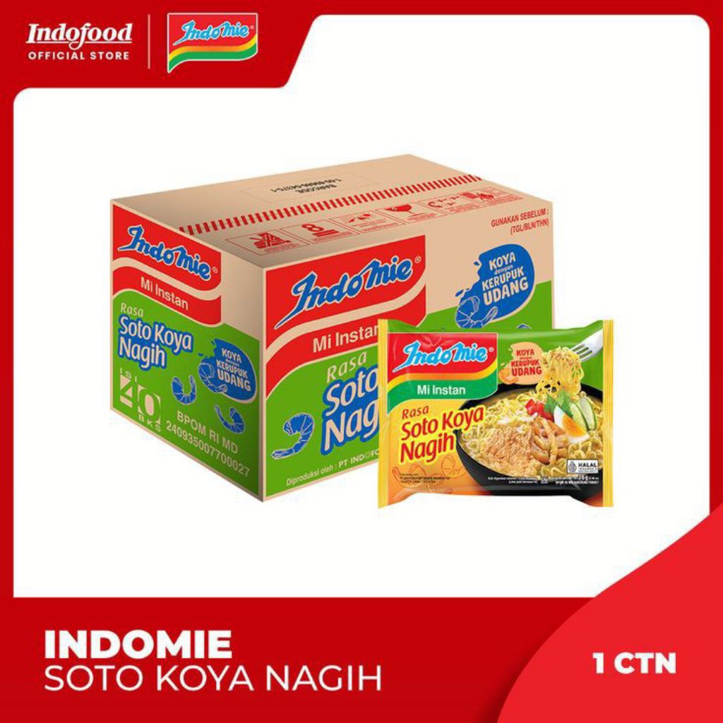

Indomie Soto Koya Nagih 1 dus isi 40 pcs