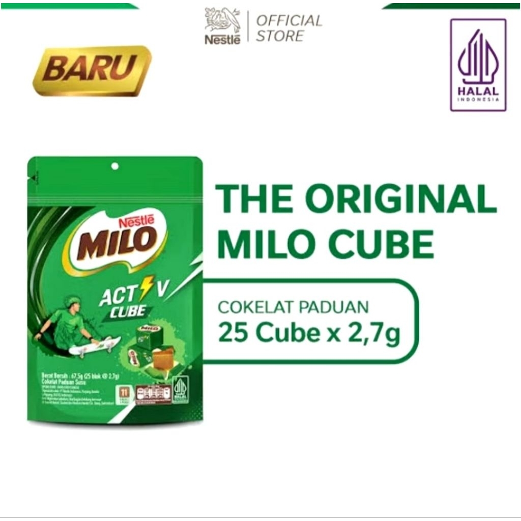 

NESTLE MILO ACTIV CUBE ISI 25 BLOK