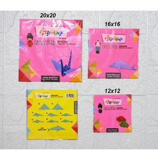 

Kertas Lipat Origami Forte Double Face Flourescent Bahan Dove / Doff 1 pak Isi 25 lembar warna campur (Pink, Biru, Merah, Hijau, Kuning) Tersedia ukuran : * 12x12 * 14x14 * 16x16 * 20x20