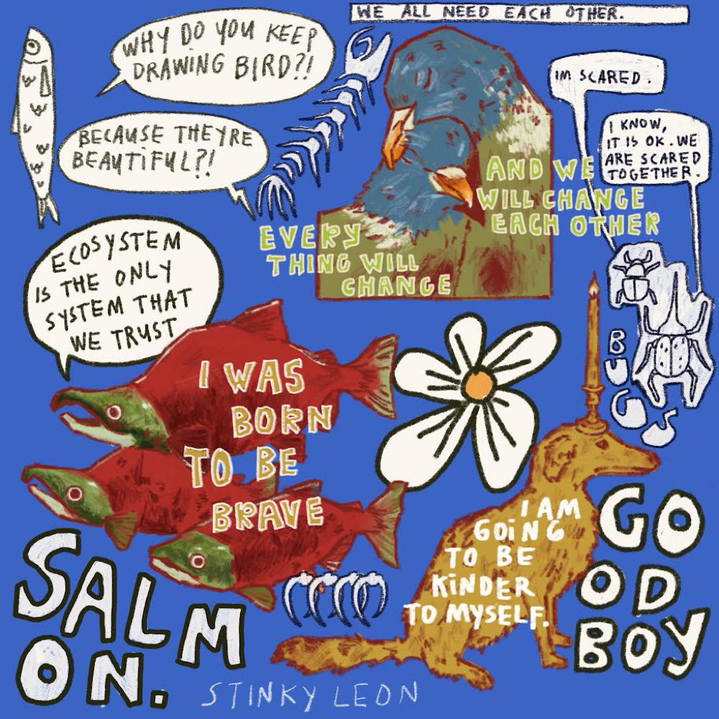 

sticker and calender “we all need each other”