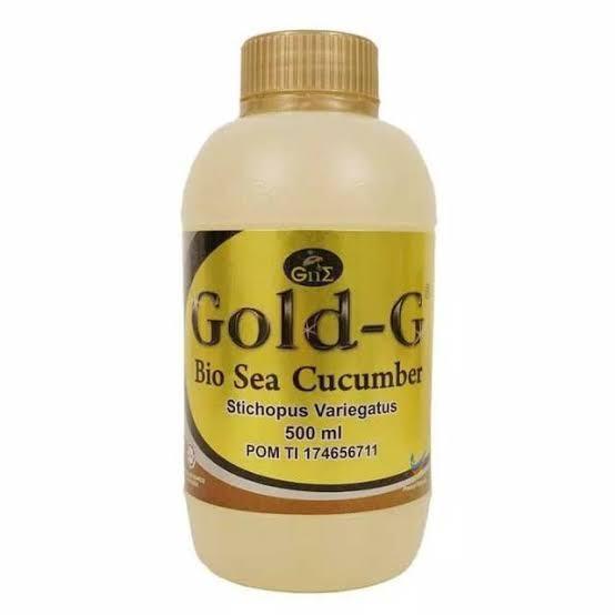 Gold G - Jelly Gamat Gold-G Bio Sea Cucumber 500 ml Gold G 500ml Sea Cucumber Original / Kualitas Ba