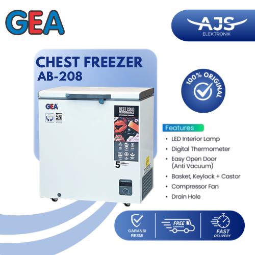 CHEST FREEZER GEA AB-208R Freezer Box GEA AB208R AB 208 R