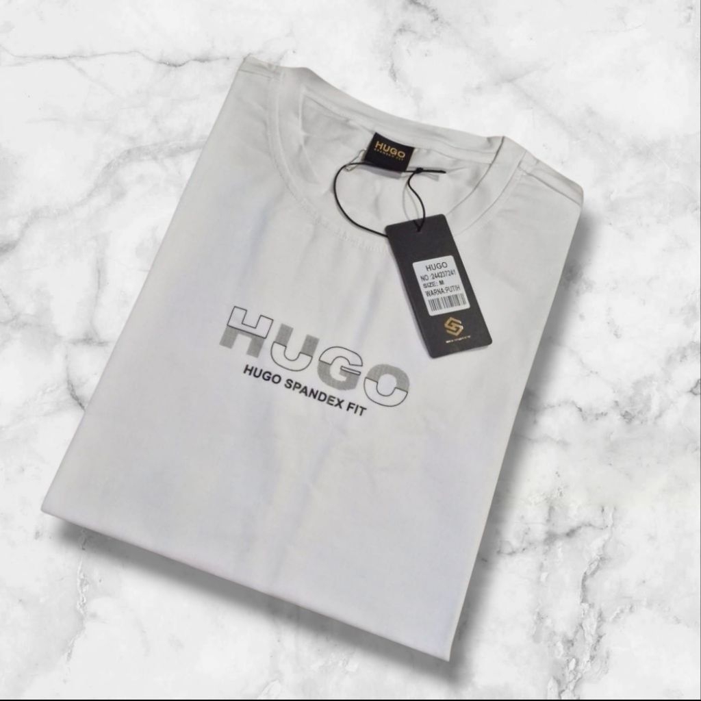 Kaos Oblong Hugo Selection Original Pria Terbaru