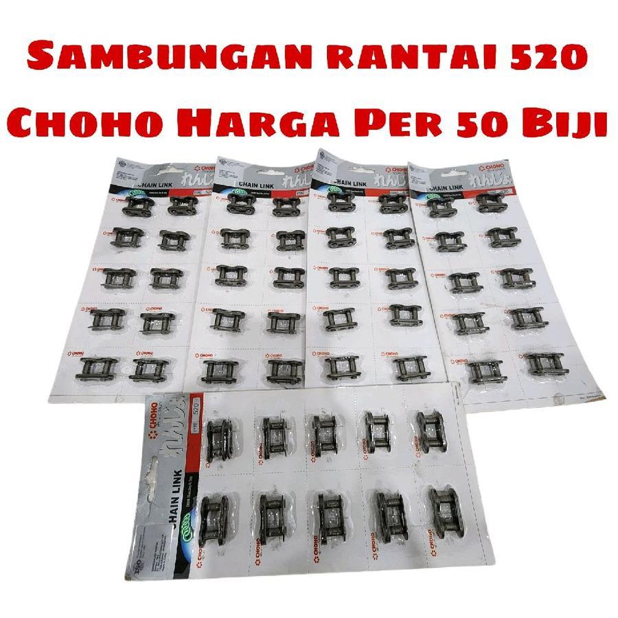 Sambungan Rantai 520 Hitam Choho Harga Per 50 Biji