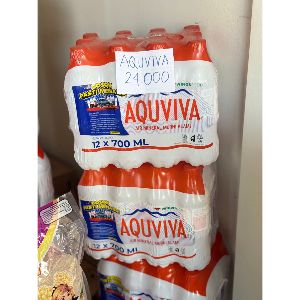 

AQUVIVA 700ml isi 12 pcs