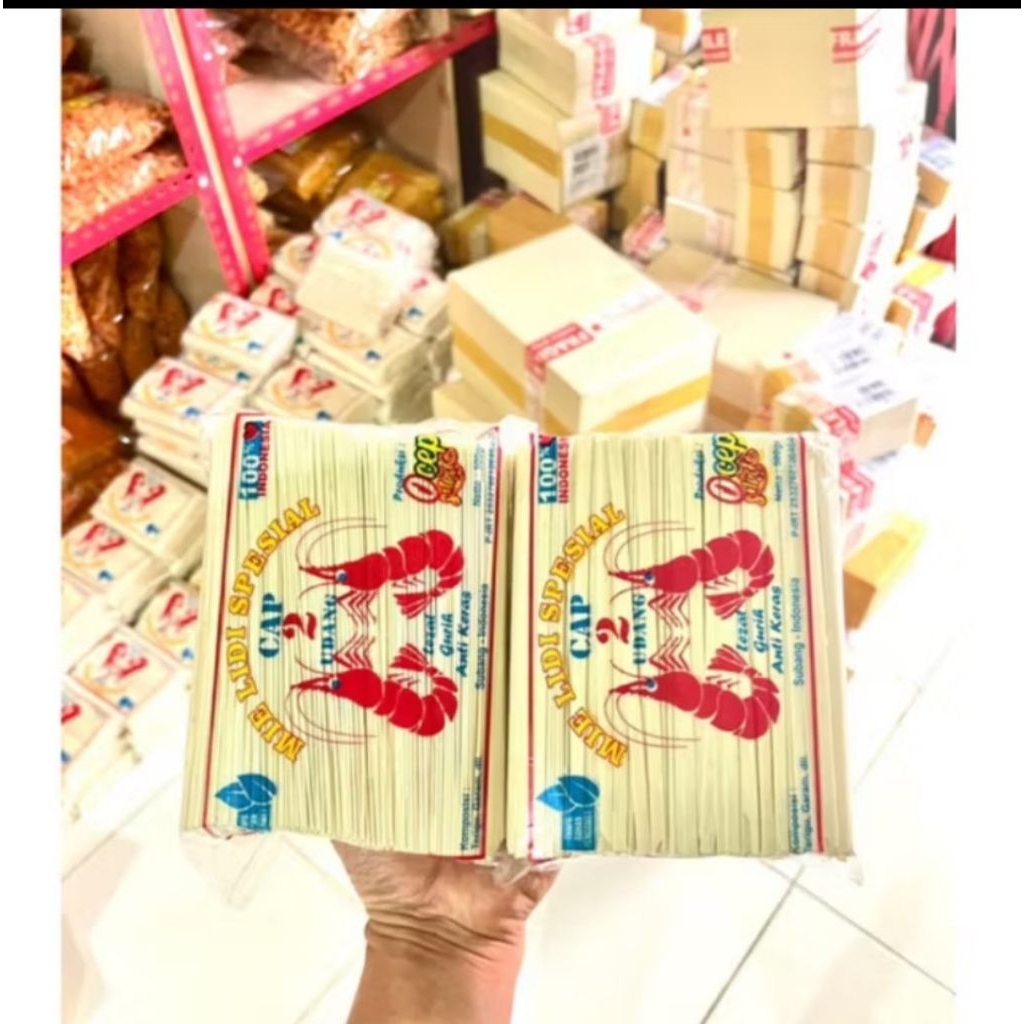 

Mie lidi mentah 1 kg kecil,enak gurih &renyah, premium