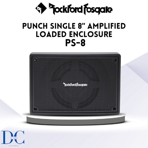 Amplifier Subwoofer Mobil - RockFord Fosgate - Rockford Punch Single Subwoofer - Rockford Ps-8 - 8 i
