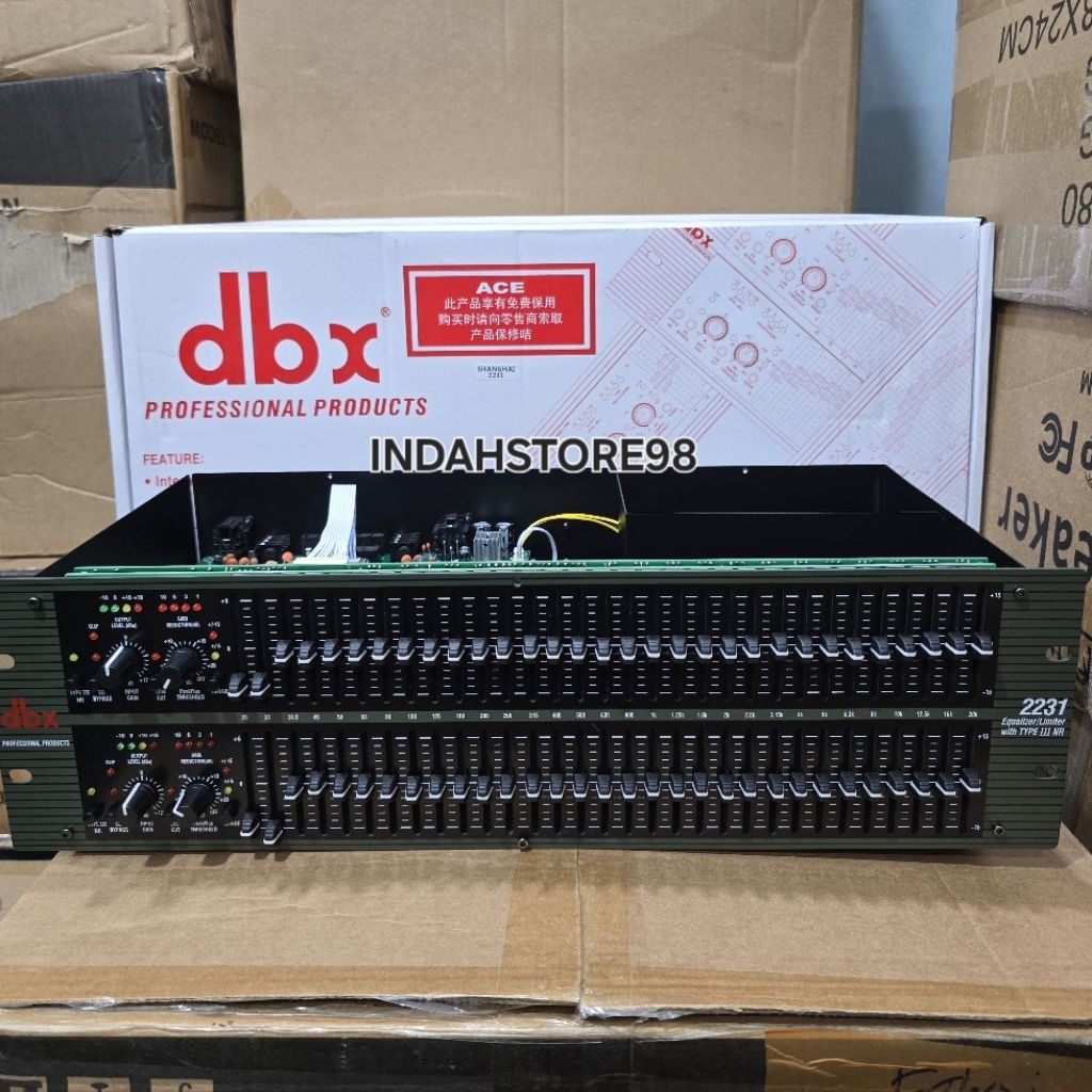 Equalizer DBX 2231 Full Macro Premium Equalizer 2 tingkat Dbx full macro