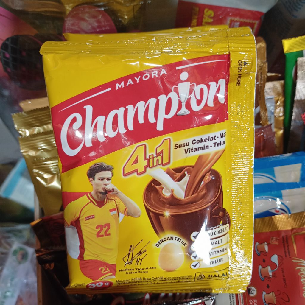 

Energen Champion 30g Minuman Serbuk Rasa Cokelat