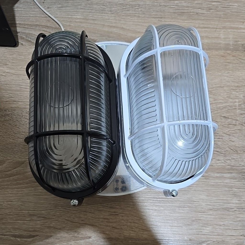 Mitsuyama_ Ball Ice Lamp / Bunker Light Lamp / Lampu Kapal 60W E27 - Putih