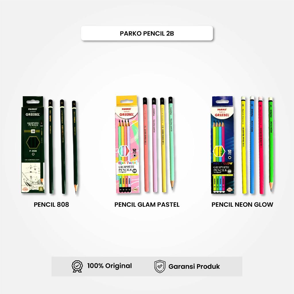 

PARKO Pensil Tulis Kayu 2B (12PCS/SET)