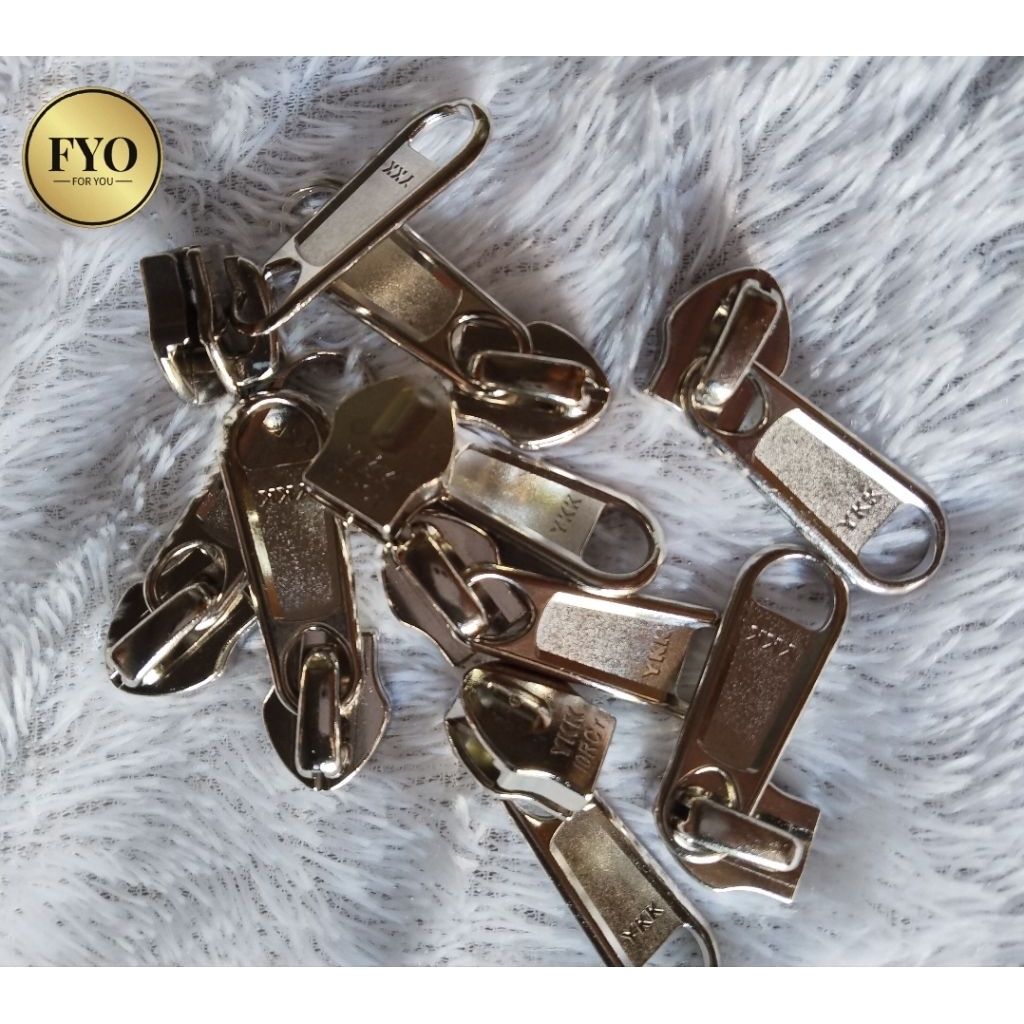 kepala resleting YKK no 10 terbalik perlusin