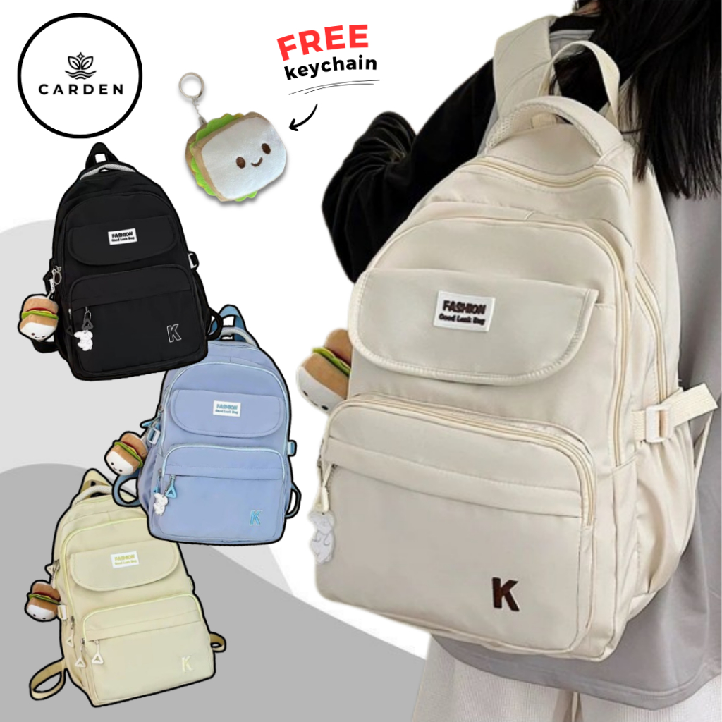 Free Gantungan Boneka Tas Ransel Sekolah Wanita Anak Perempuan SD SMP SMA Fashion Korea Style Anti A