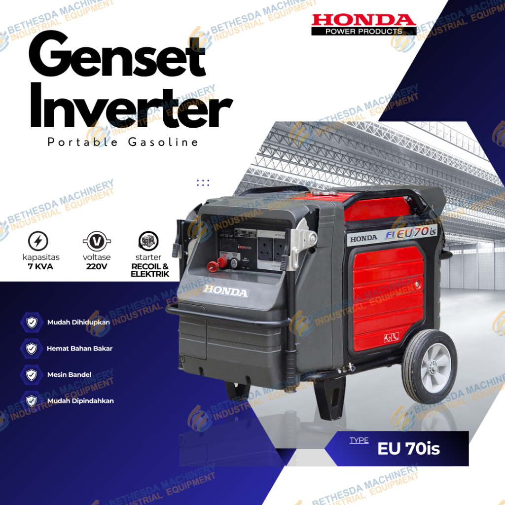 Genset Honda portable bensin inverter 5600watt