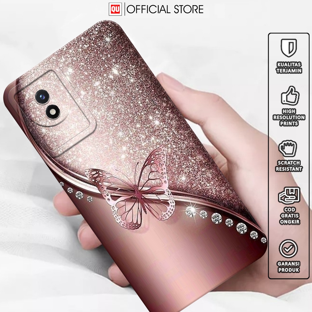 [ AM01 ]  Premium Case For VIVO Y02 Y02A Y02T - Casing Hp VIVO Y02 Y02A Y02T - Softcase Hp VIVO Y02 