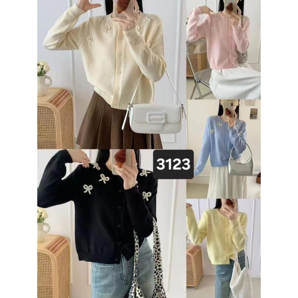 WAIKIKI Cardigan Rajut/Cardigan Korean Style/Cardigan Polos/Cardigan Lucu