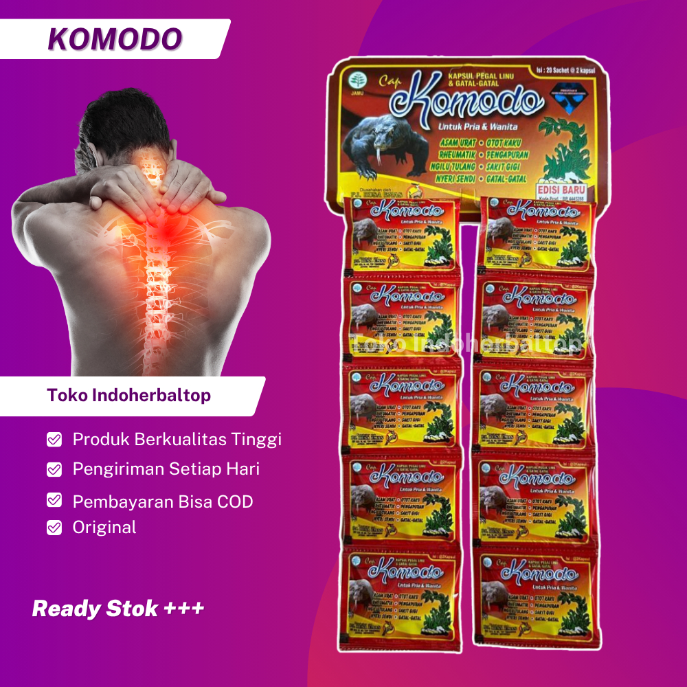 

Komodo Kapsul 1 Hanger isi 20 Saset