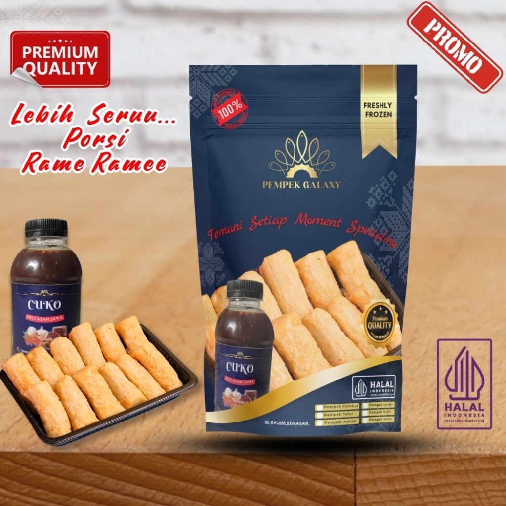 

PEMPEK Galaxy LENJER IKAN TENGGIRI ASLI 100% HALAL