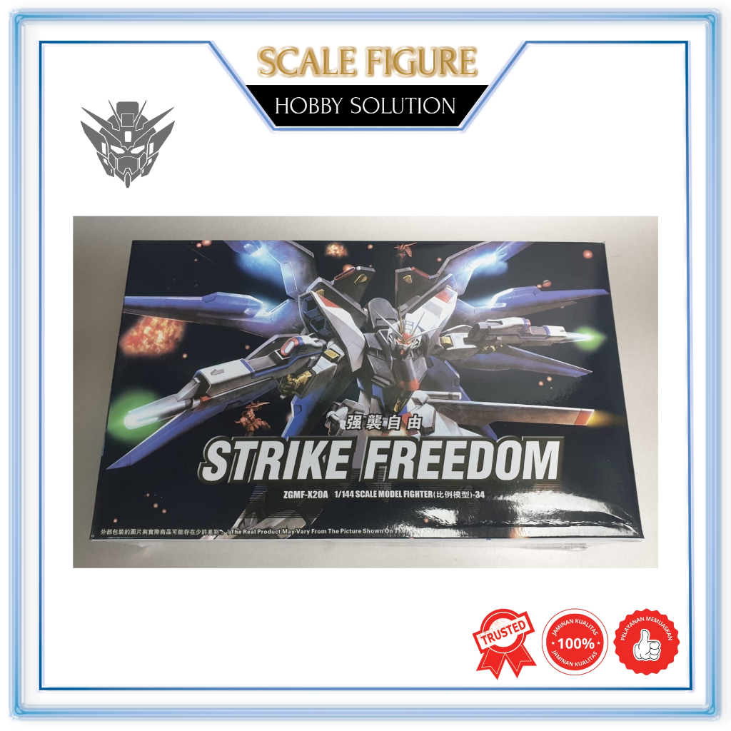 HG 1/144 STRIKE FREEDOM SCALE MODEL FIGHTER 34 DABAN