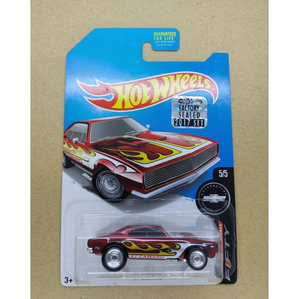 Hot Wheels 67 CAMARO = 2017 SUPER Treasure Hunt + FS
