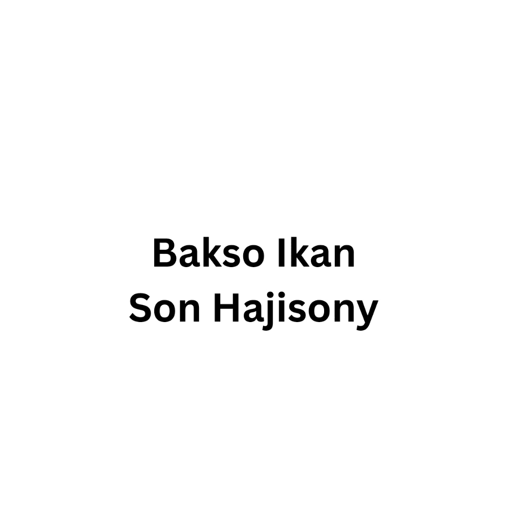 

[ASLI] Bakso Son Bakso Haji Sony Khas Lampung | Bakso Haji Sony Original FREE Bumbu | Bakso Ikan Son Hajisony 450gr