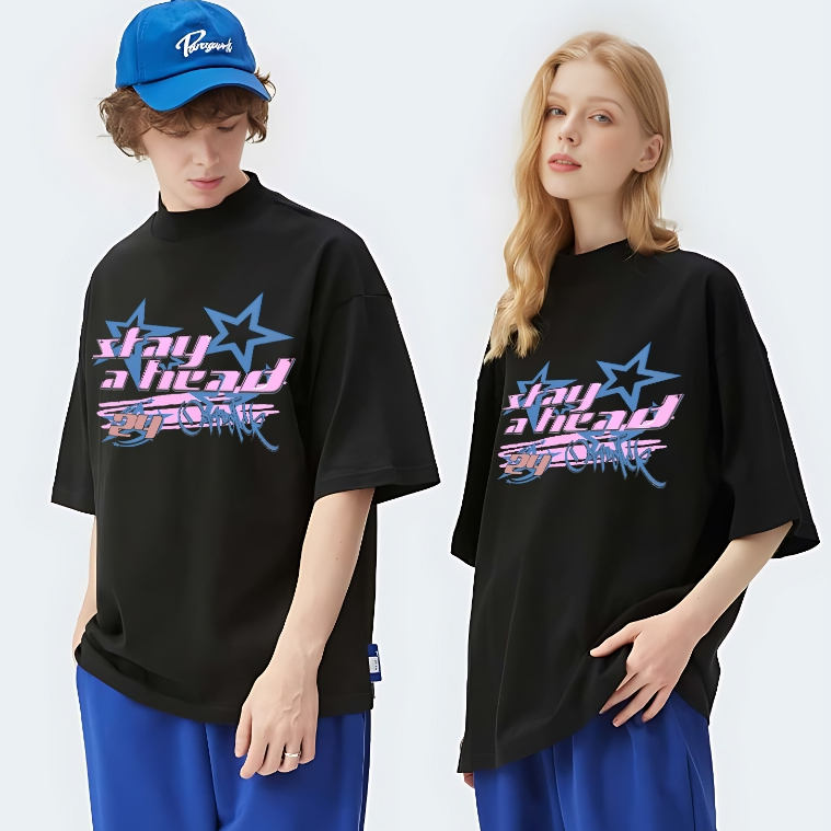 Kaos Boxy Oversized t shirt oversize Massive kaos vintage style korea aesthetic