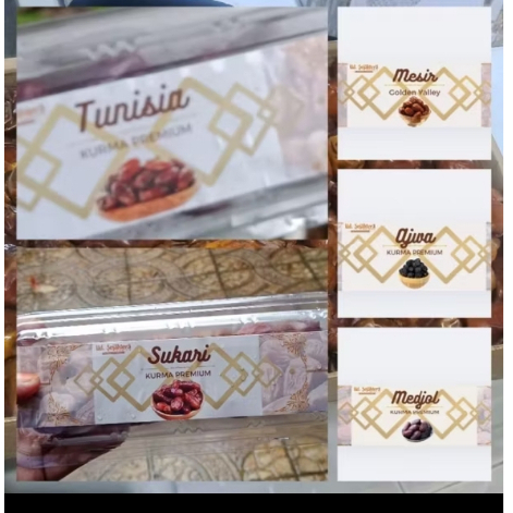

kurma tunis dan kurma sukari kemasan 250gr