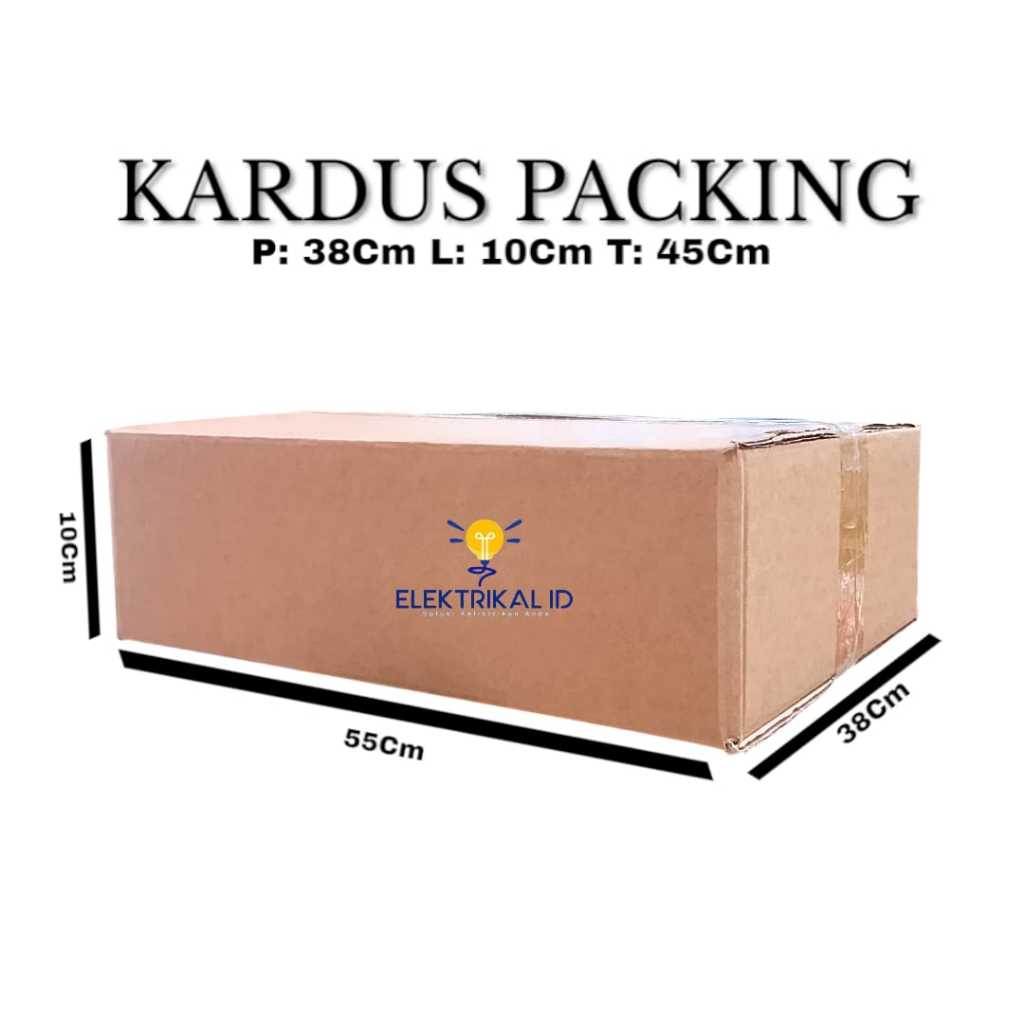 

Kardus / Karton Box Packing Polos 38x10x55 cm Tebal