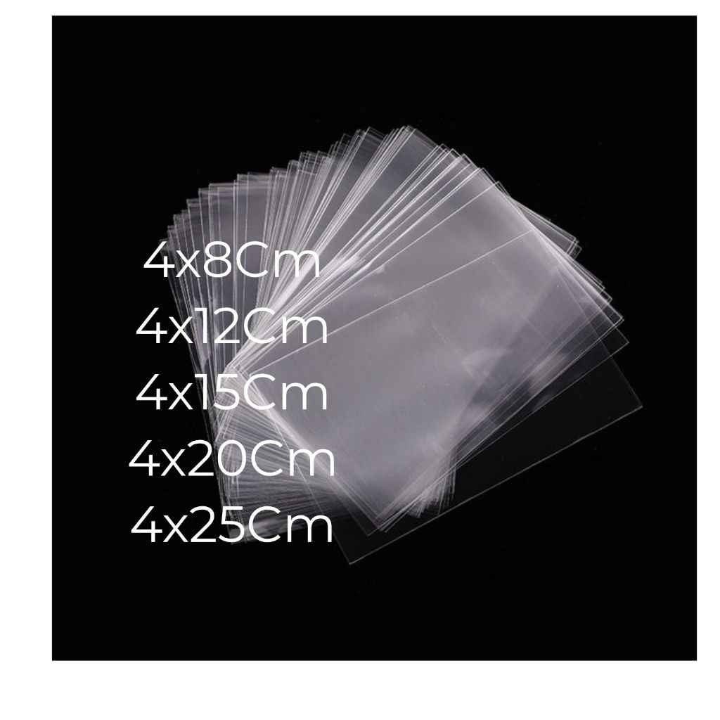 

Plastik OPP kaca bening variasi Uk 4Cm, tanpa perekat