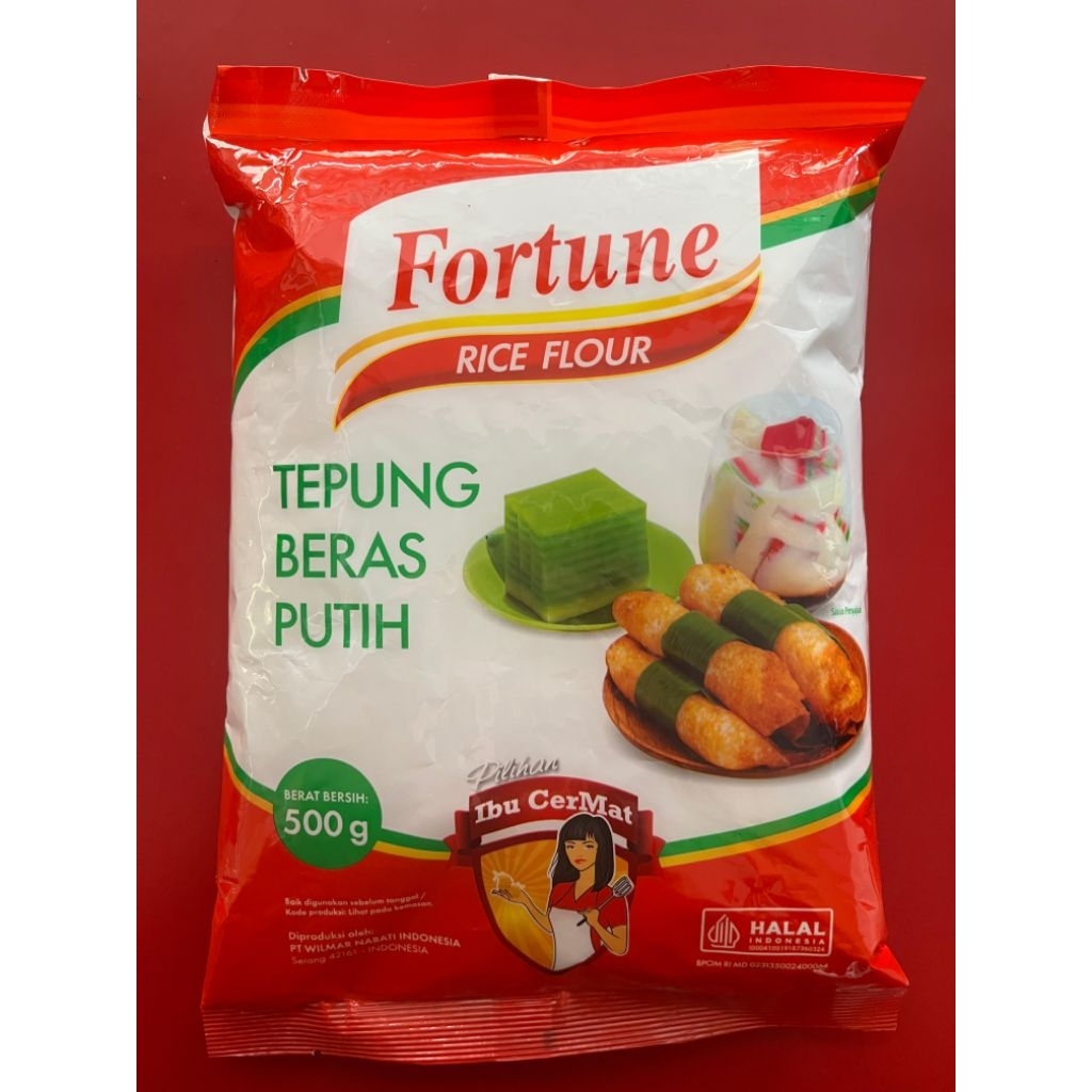 

TEPUNG BERAS PUTIH FORTUNE 500 G