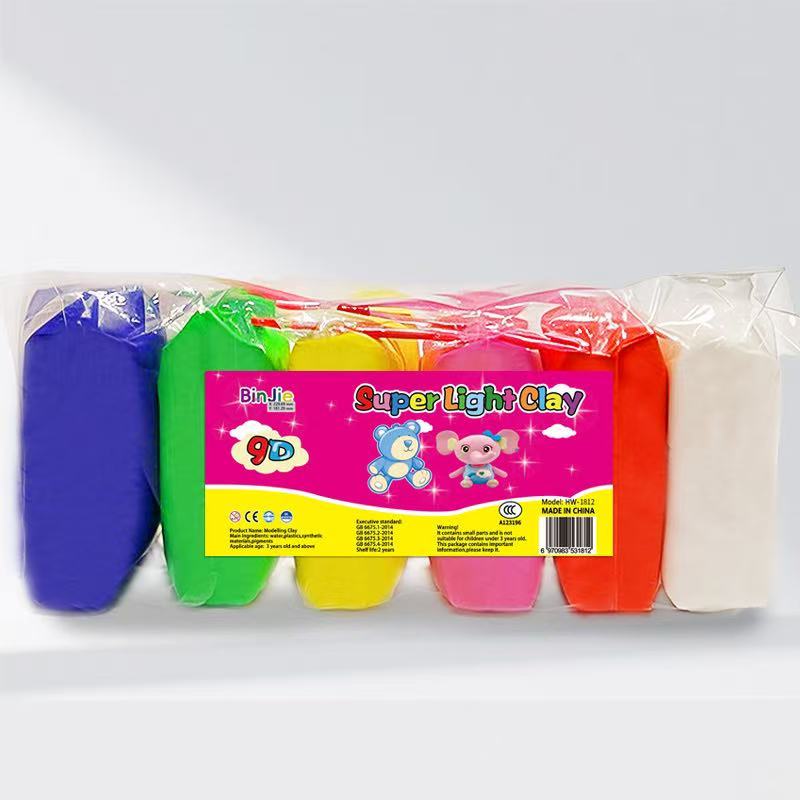 Clay, 30Gr Mainan Anak Clay Jumbo, 30Gr Isi 6Pc Mainan Lilin Platisin ,Ultralight Clay