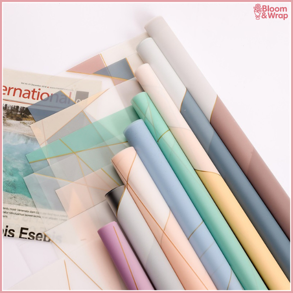 

Kertas Buket Bunga Motif Nosha Magnetic Line Cellophane Paper Wrapping Flower Florist KB6063