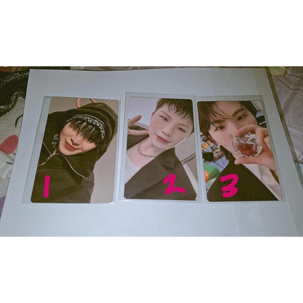 Photocard Official POB Woozi Album Beam / Right Here