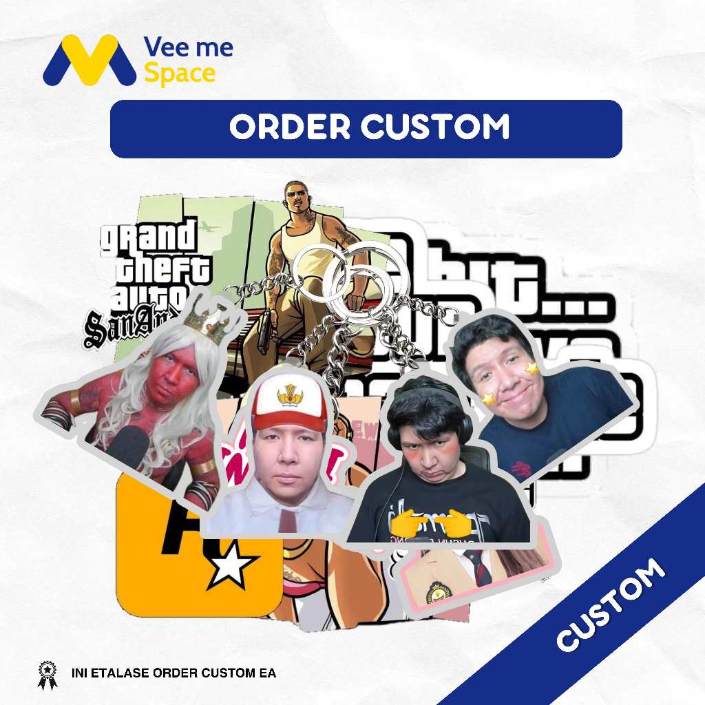 

[1 PACK ] Stiker Custom | Ganci Custom | Stiker sepeda | Stiker Kampus | Stiker Universitas