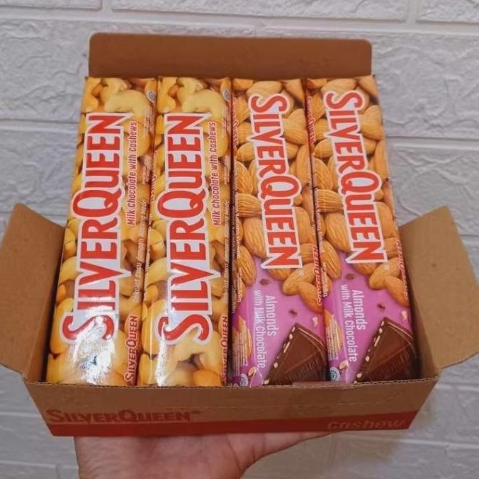 

SilverQueen cokelat cashew 55gr isi 10pcs