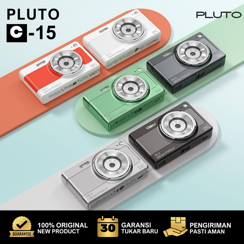 NEW PLUTO DC-15 Digital Camera Kamera Digital