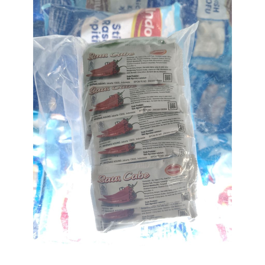 

Prima Agung Saus Cabe 10g x 25 Sachet (Isi 250gr)