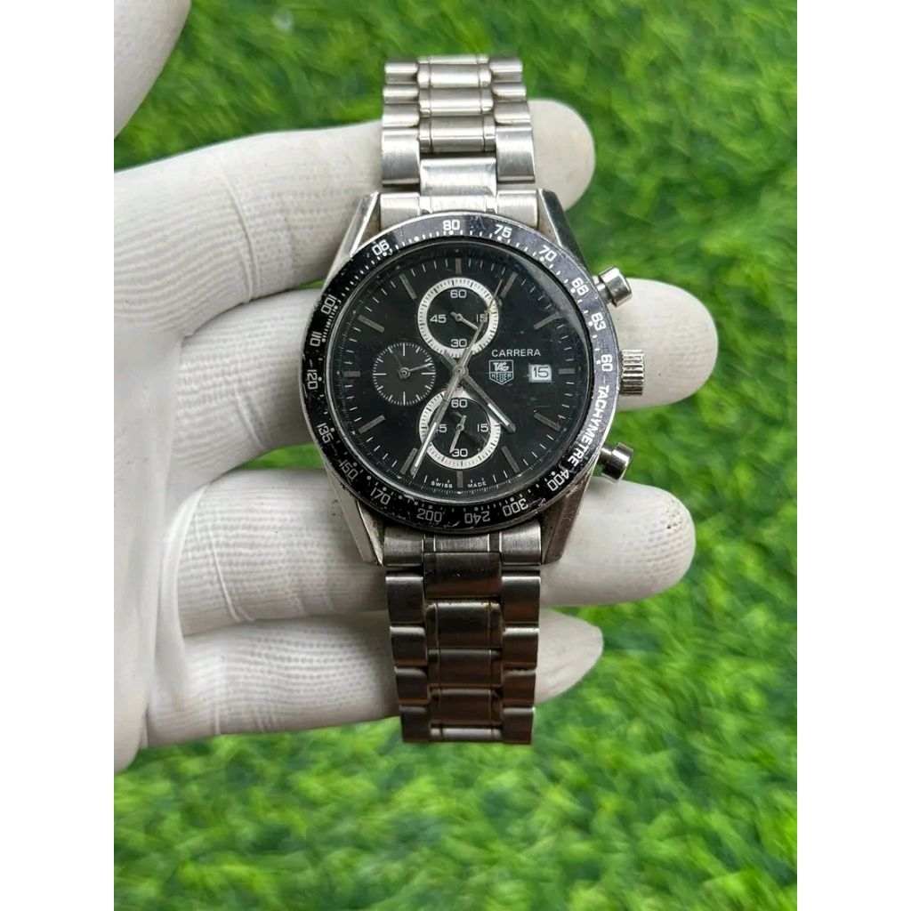 TH carrera quartz chronograph military divers