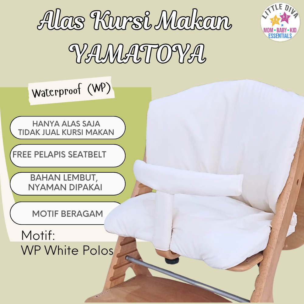POLOS - Waterproof ALAS KURSI MAKAN bayi Yamatoya SukuSuku Plus Suku 1 set isi 3 Baby High Chair wp