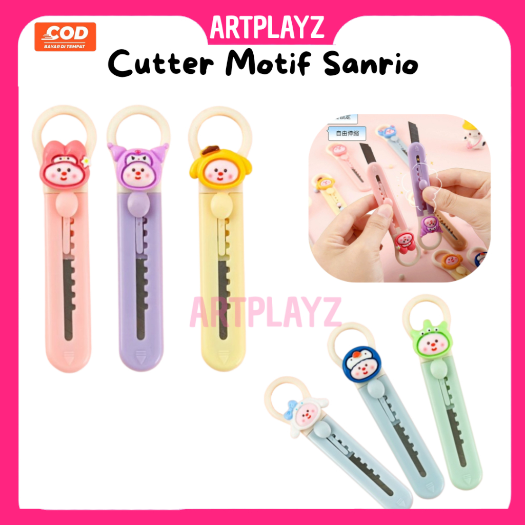 

Cutter Imut Karakter Sanrio Karakter Kartun Lucu untuk DIY dan Kerajinan | Mini Cutter