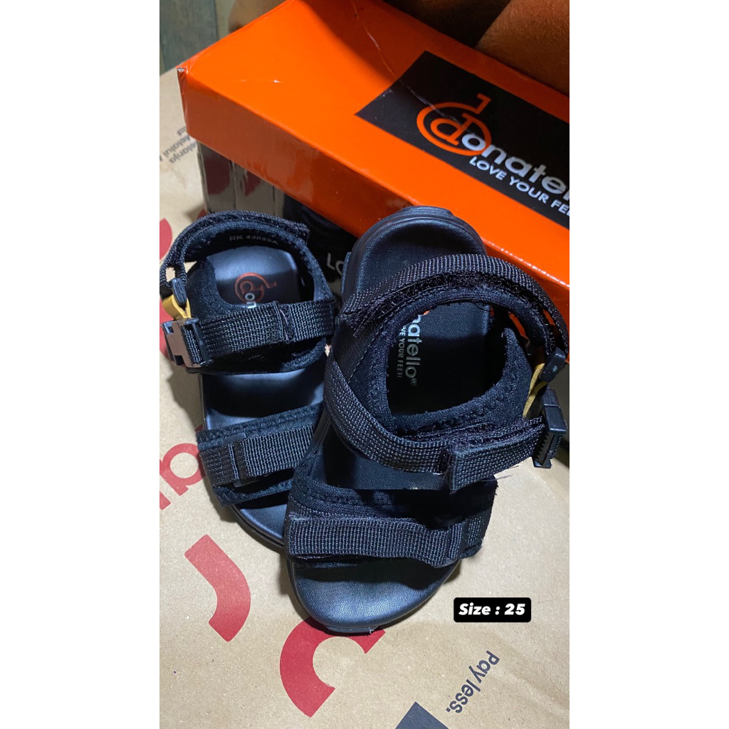 sendal anak laki laki donatello size 25